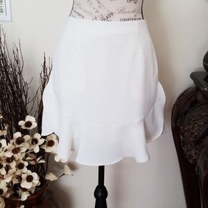 White Mini Skirt